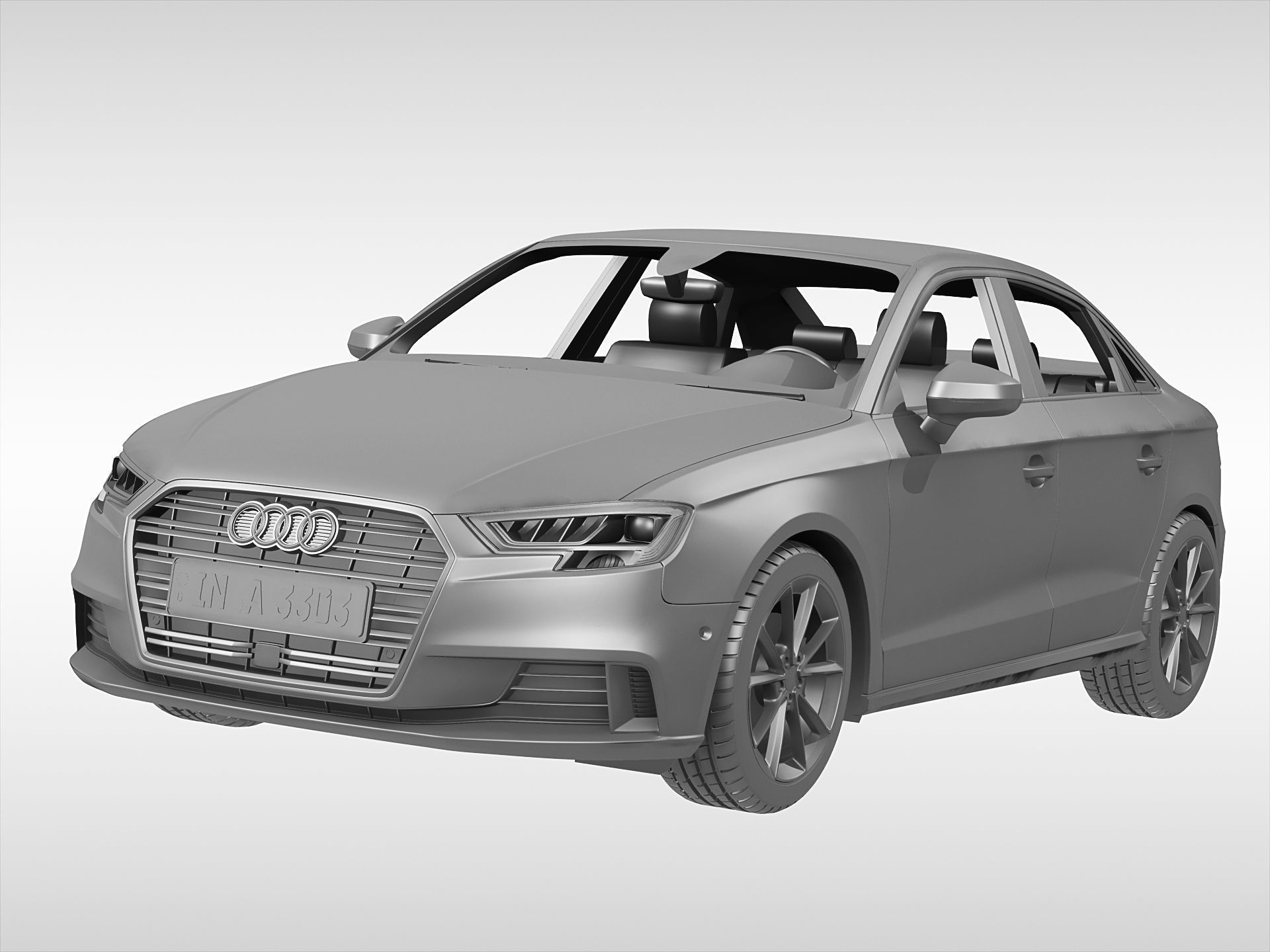 Audi A3 Sedan 2017 3D model_6