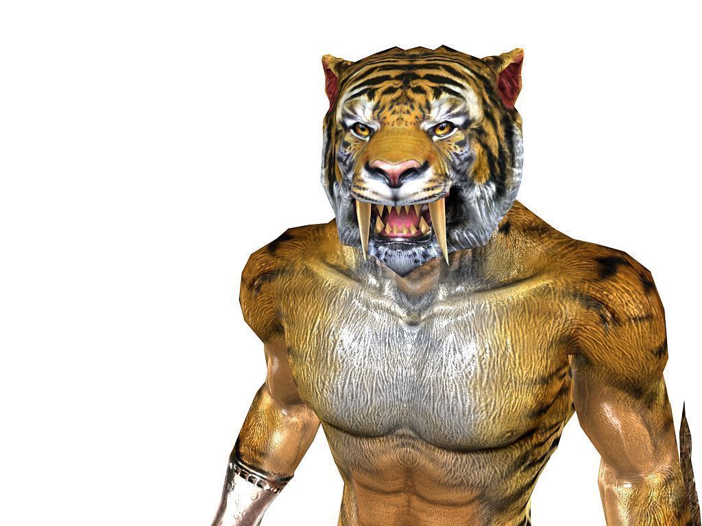 3Dfoin - Sabertoth Low-poly 3D model_11