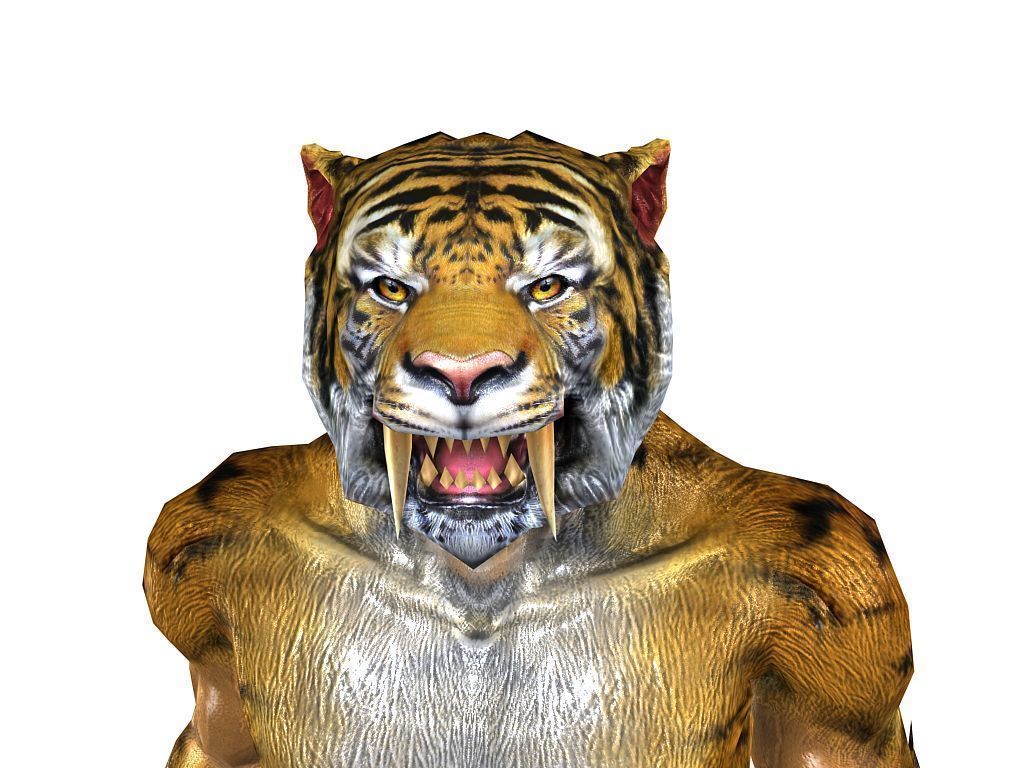 3Dfoin - Sabertoth Low-poly 3D model_13