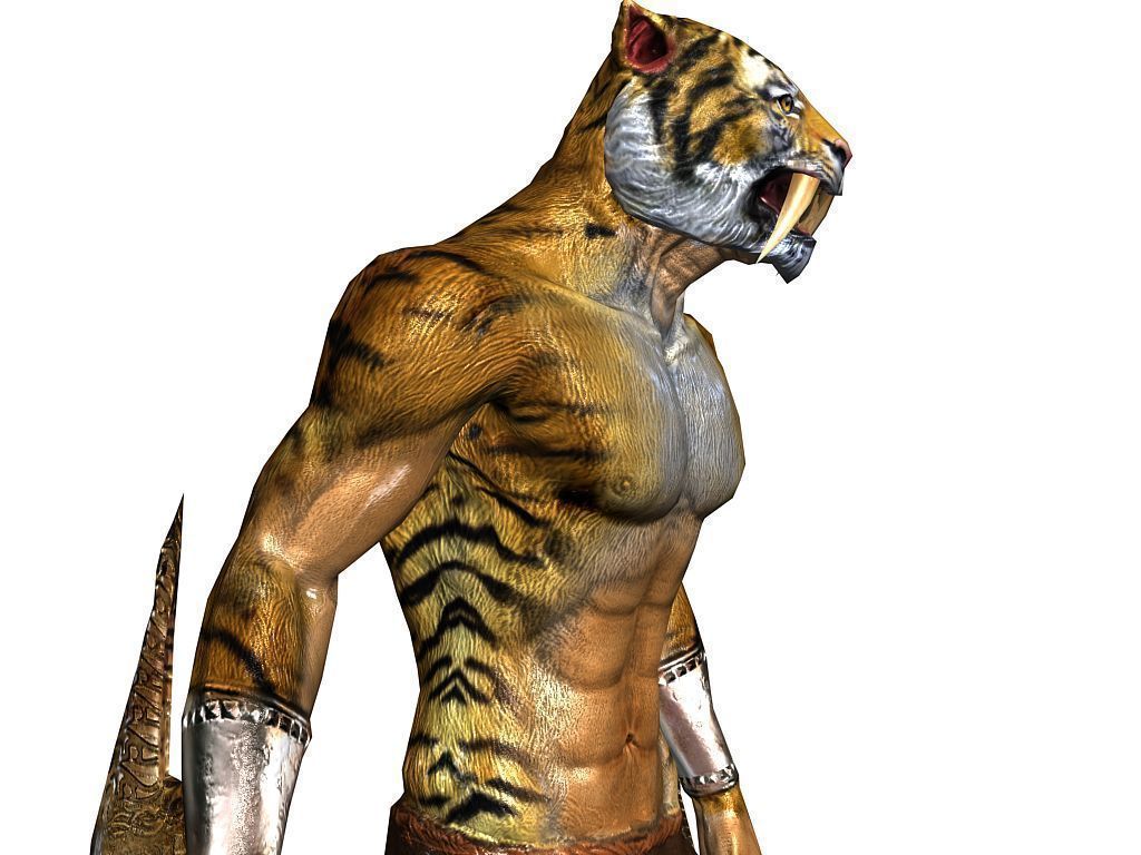 3Dfoin - Sabertoth Low-poly 3D model_9