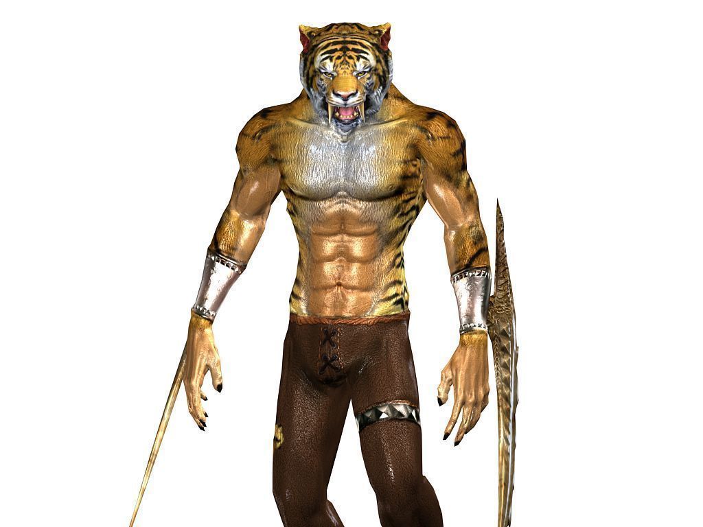 3Dfoin - Sabertoth Low-poly 3D model_4