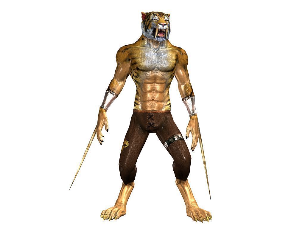 3Dfoin - Sabertoth Low-poly 3D model_7