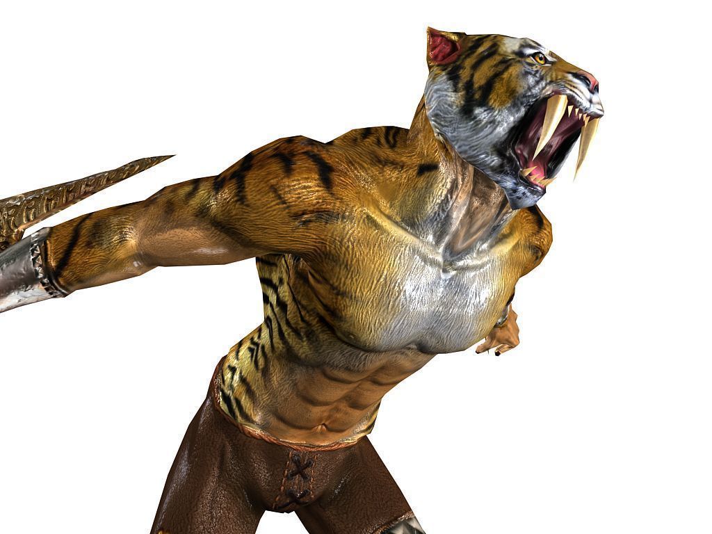 3Dfoin - Sabertoth Low-poly 3D model_10