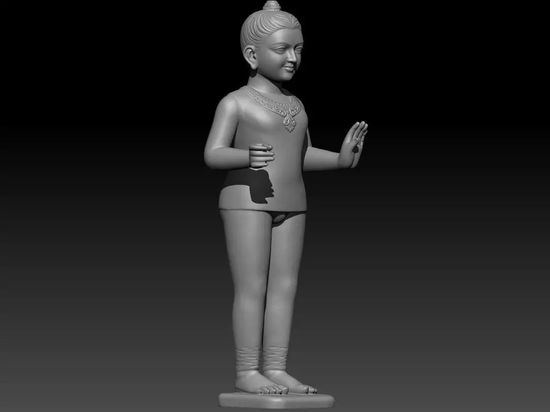 Child Ram Shree Ram Lalla Murti 3D Model 3D print model