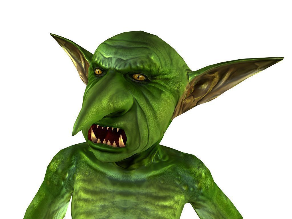 3Dfoin - Short Goblin Low-poly 3D model_13