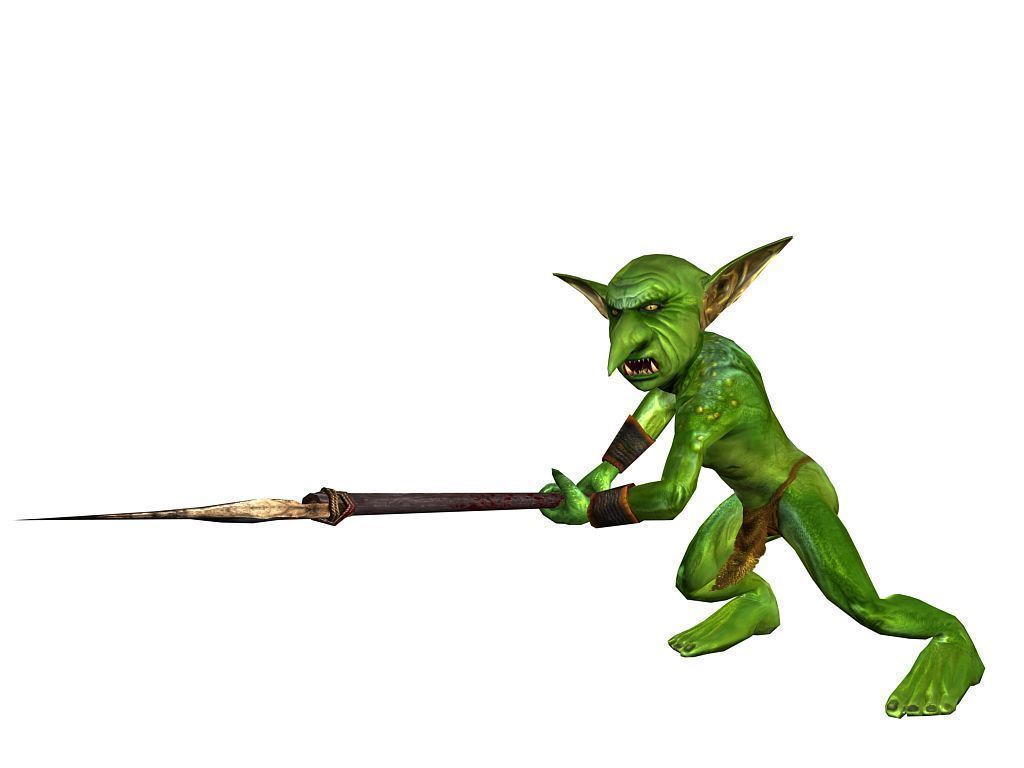 3Dfoin - Short Goblin Low-poly 3D model_3