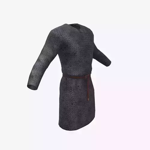 Ancient Armor CelticHauberk 3D Model Game Ready PBR Low Poly