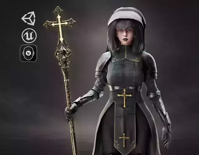 Morthessa - Game Ready Female Character