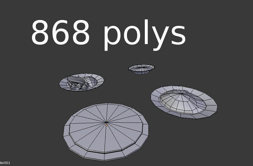 4 low poly meals pack 2 Low-poly 3D model_4