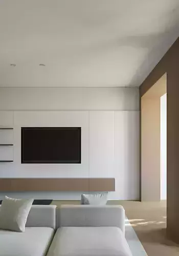 living room 3D model 7