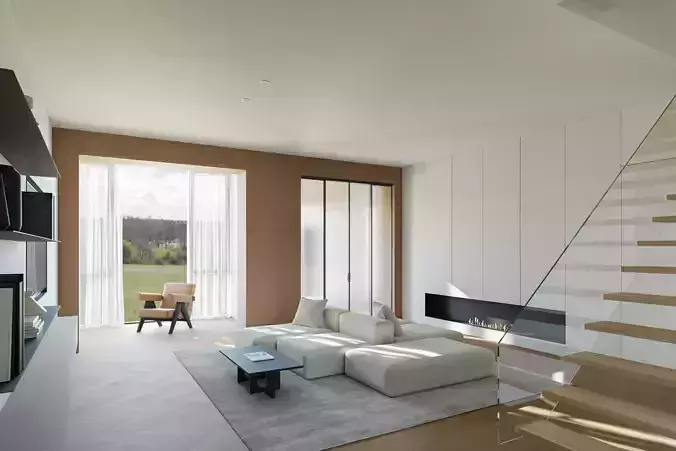 living room 3D model