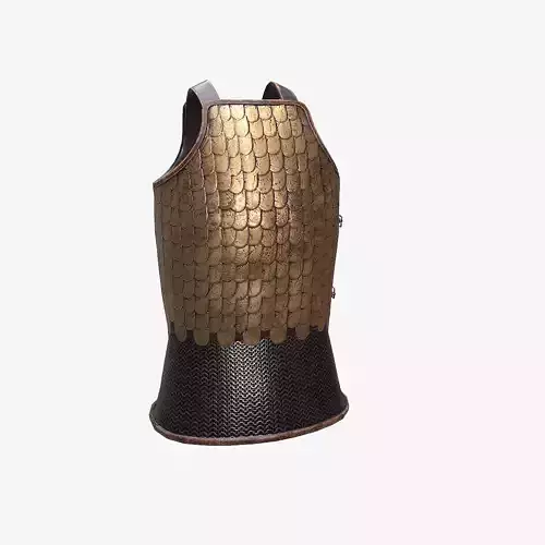 Ancient Armor IberianScalemai 3D Model Game Ready PBR Low Poly