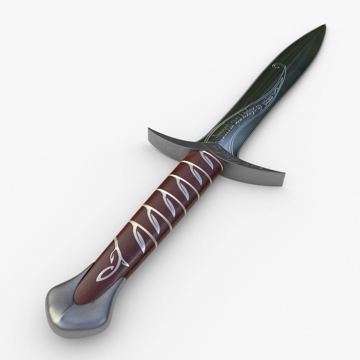 Sting Sword Free low-poly 3D model_2