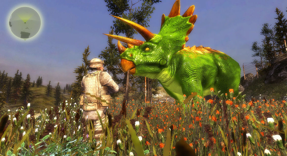 3Dfoin - Triceratops  Low-poly 3D model_7