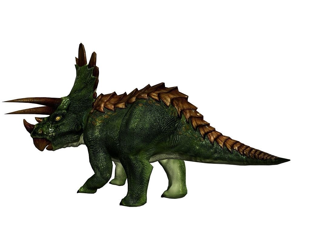 3Dfoin - Triceratops  Low-poly 3D model_11