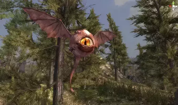 3Dfoin - Watcher  Low-poly 3D model