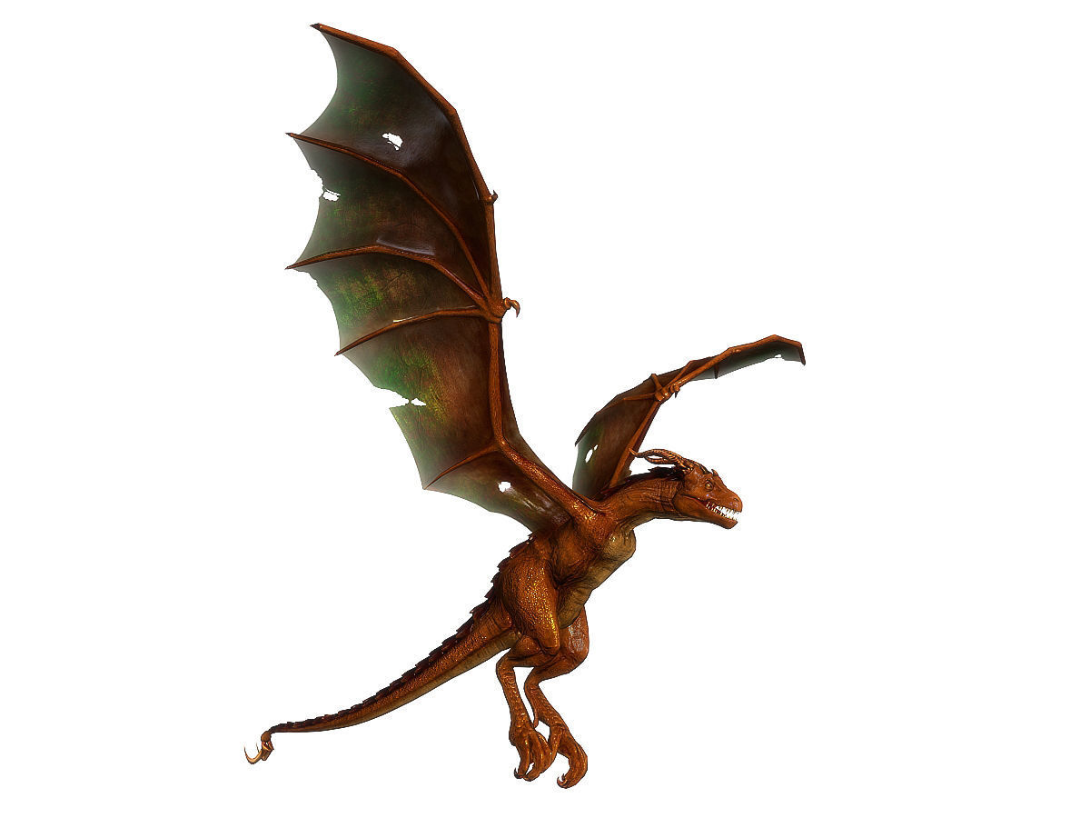 3Dfoin - Wyvern Low-poly 3D model_3