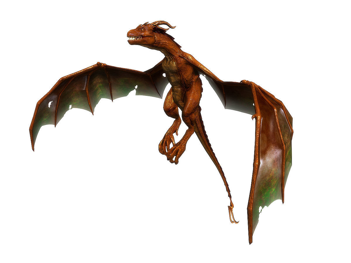 3Dfoin - Wyvern Low-poly 3D model_20
