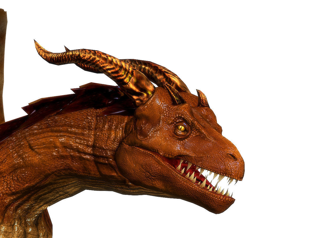 3Dfoin - Wyvern Low-poly 3D model_9