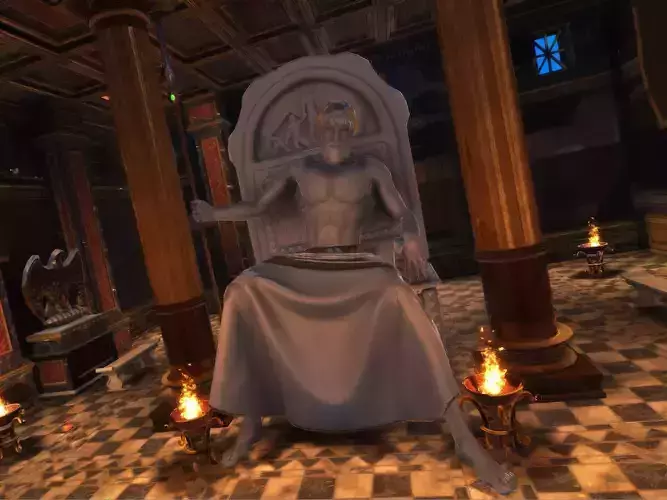 3Dfoin - Ancient God Statue 