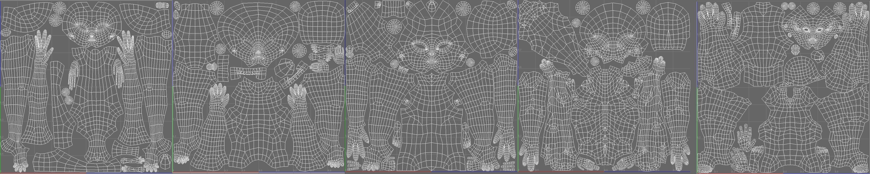 Realistic Aliens Bundle 2 Low-poly 3D model_33