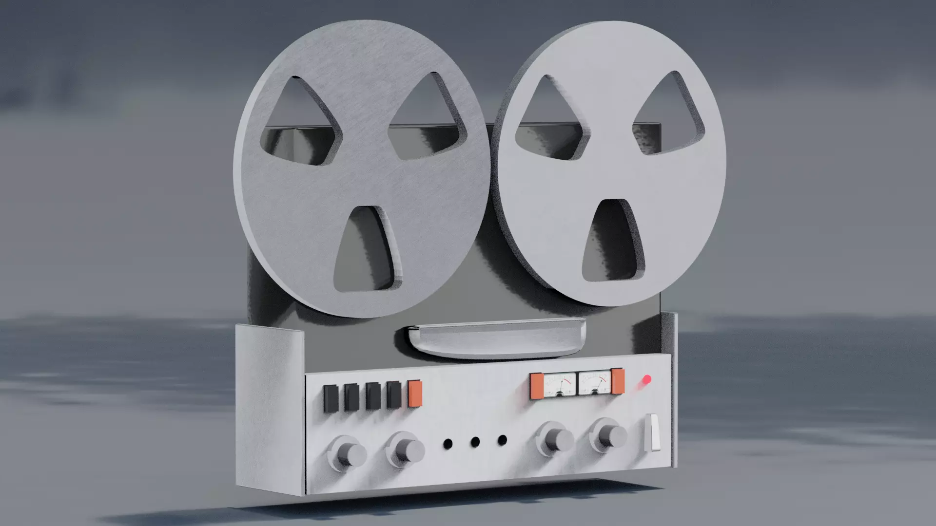 INST revox a77 analog recorder Low-poly 3D model