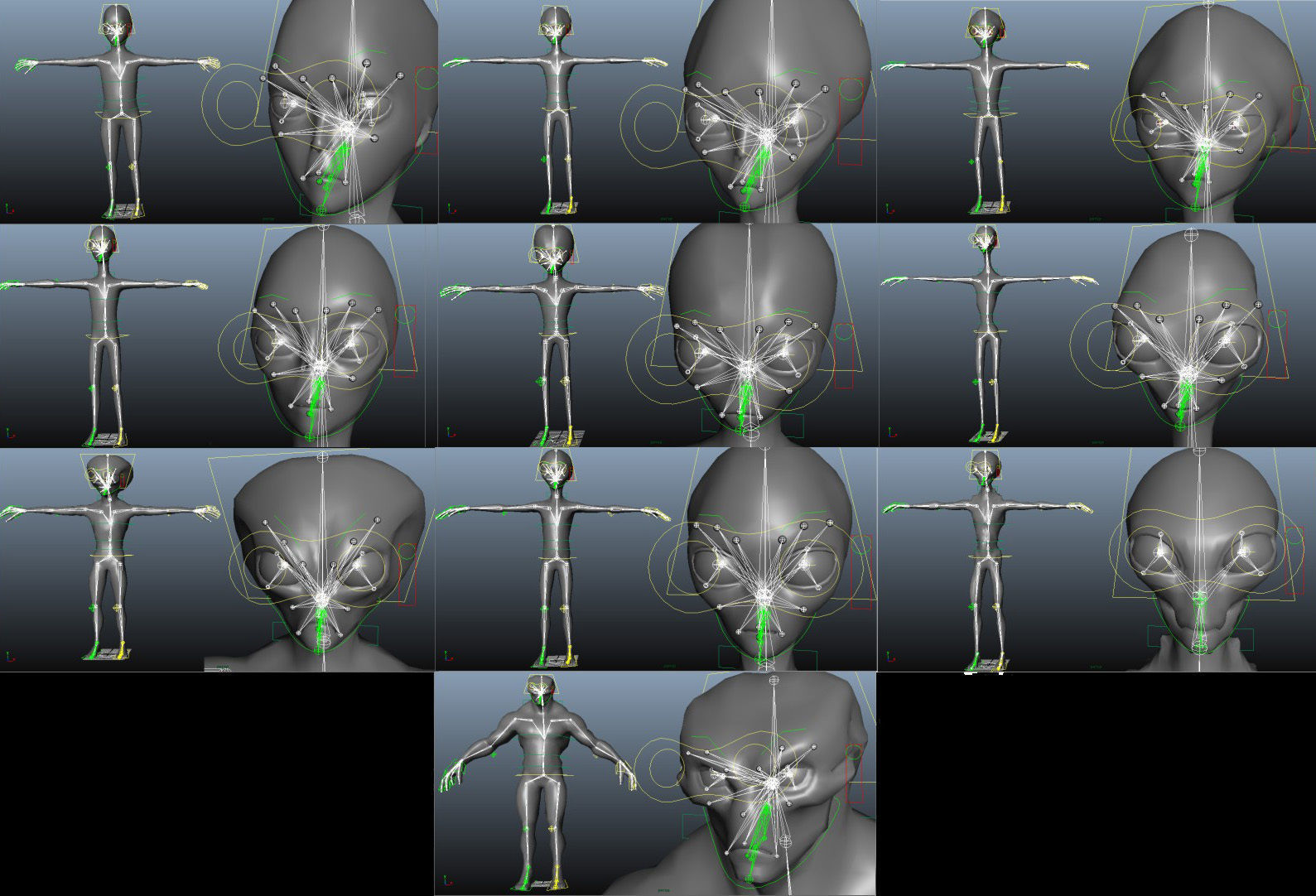 Realistic Aliens Full Pack Low-poly 3D model_70