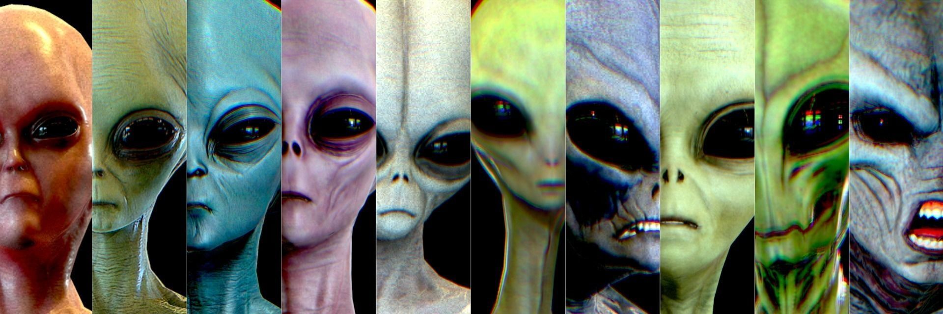 Realistic Aliens Full Pack Low-poly 3D model_71