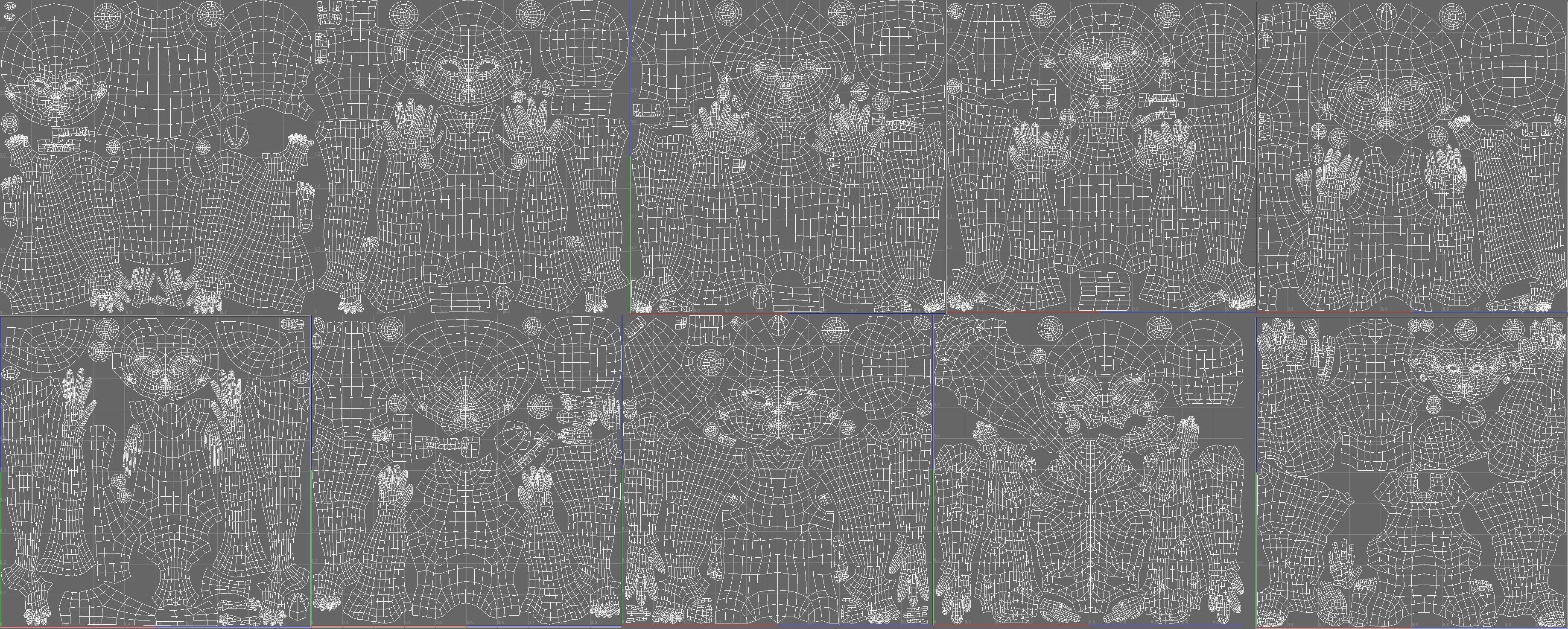 Realistic Aliens Full Pack Low-poly 3D model_69