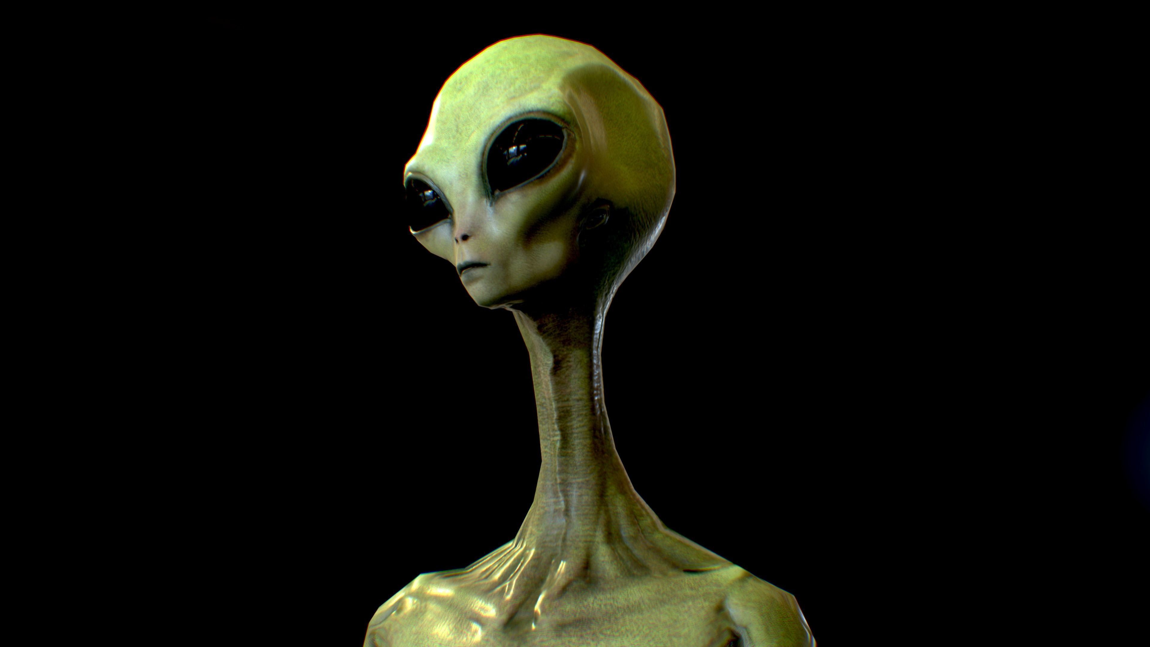 Realistic Aliens Full Pack Low-poly 3D model_33