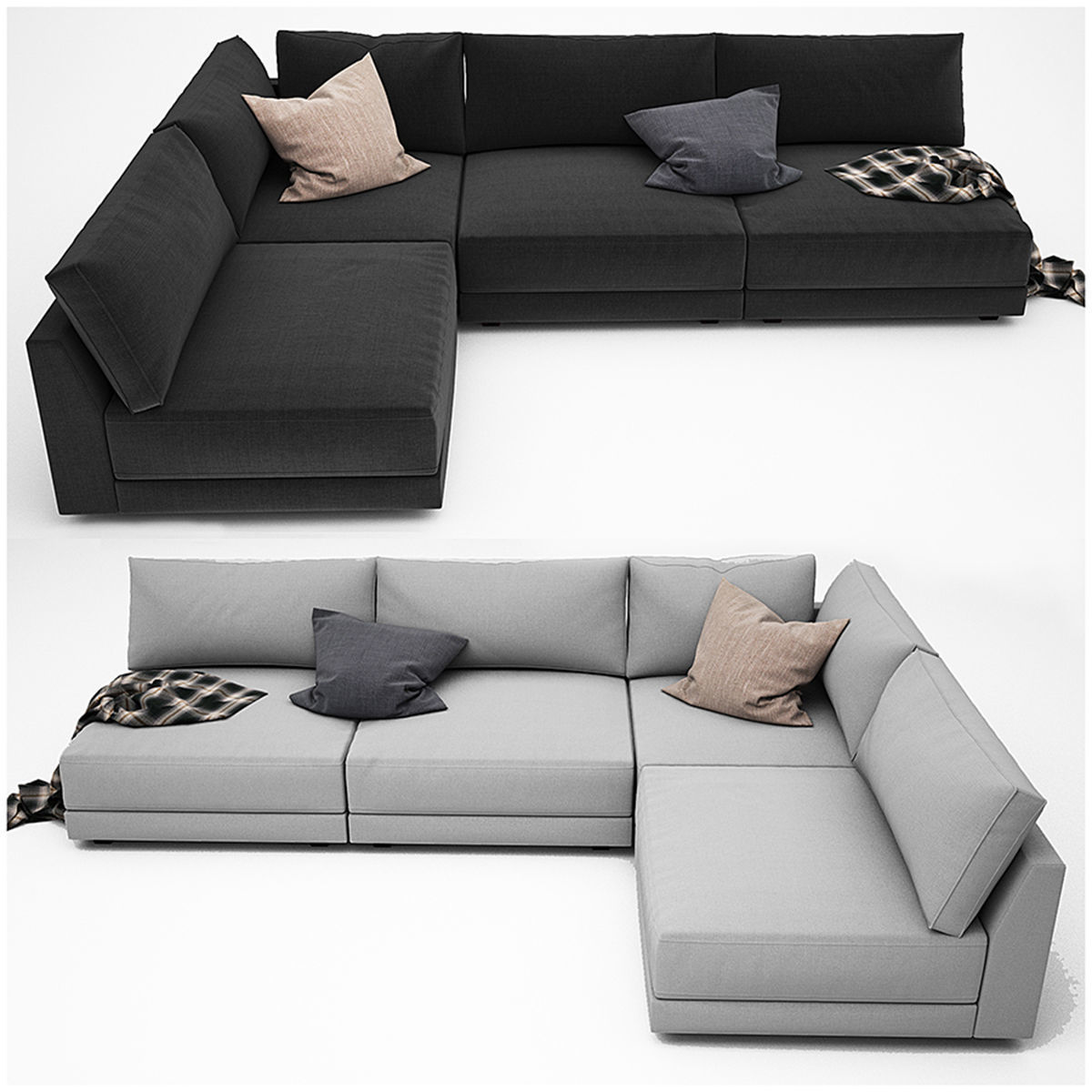 Sofa Collection 05 3D model_1