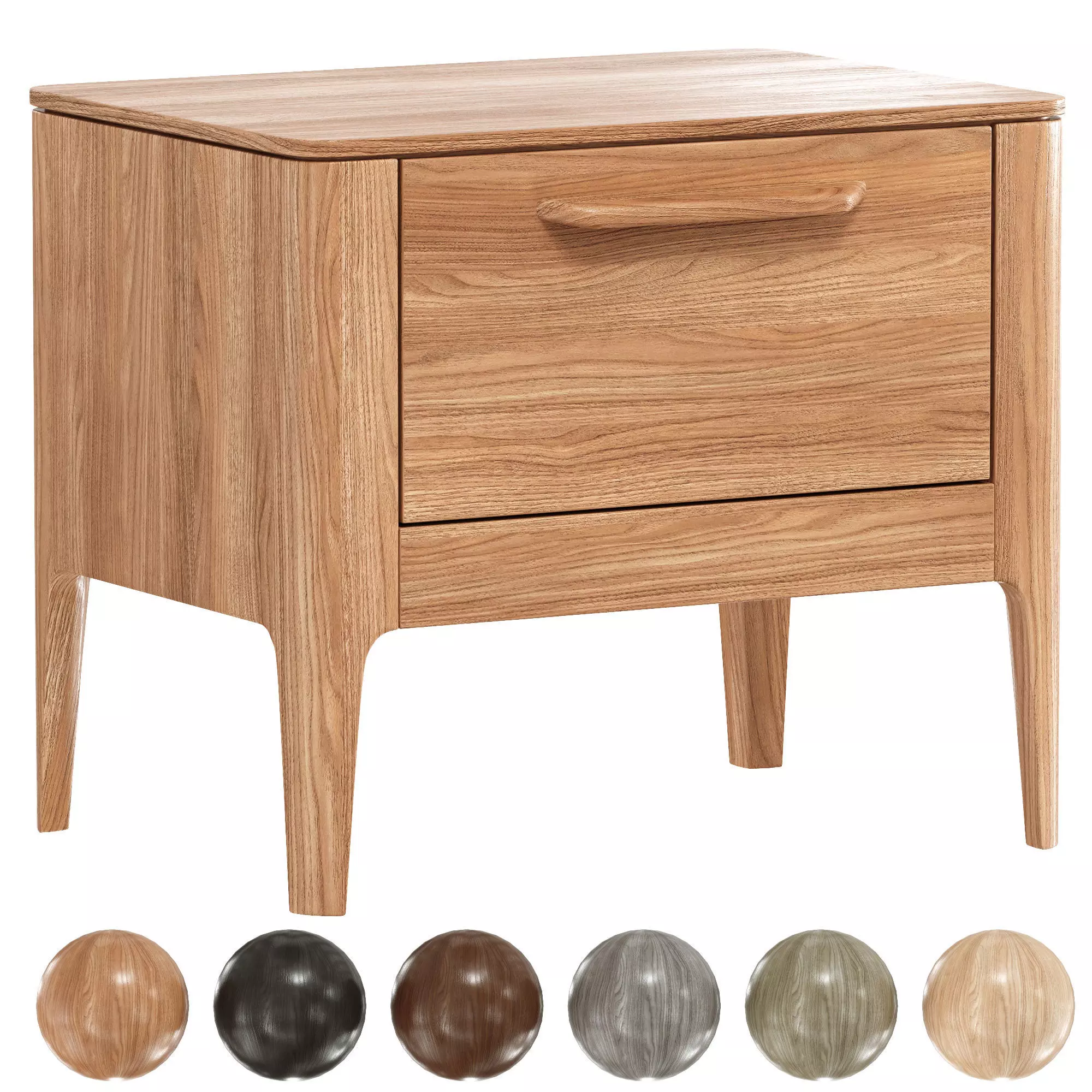 Adelaide nightstand 3D model