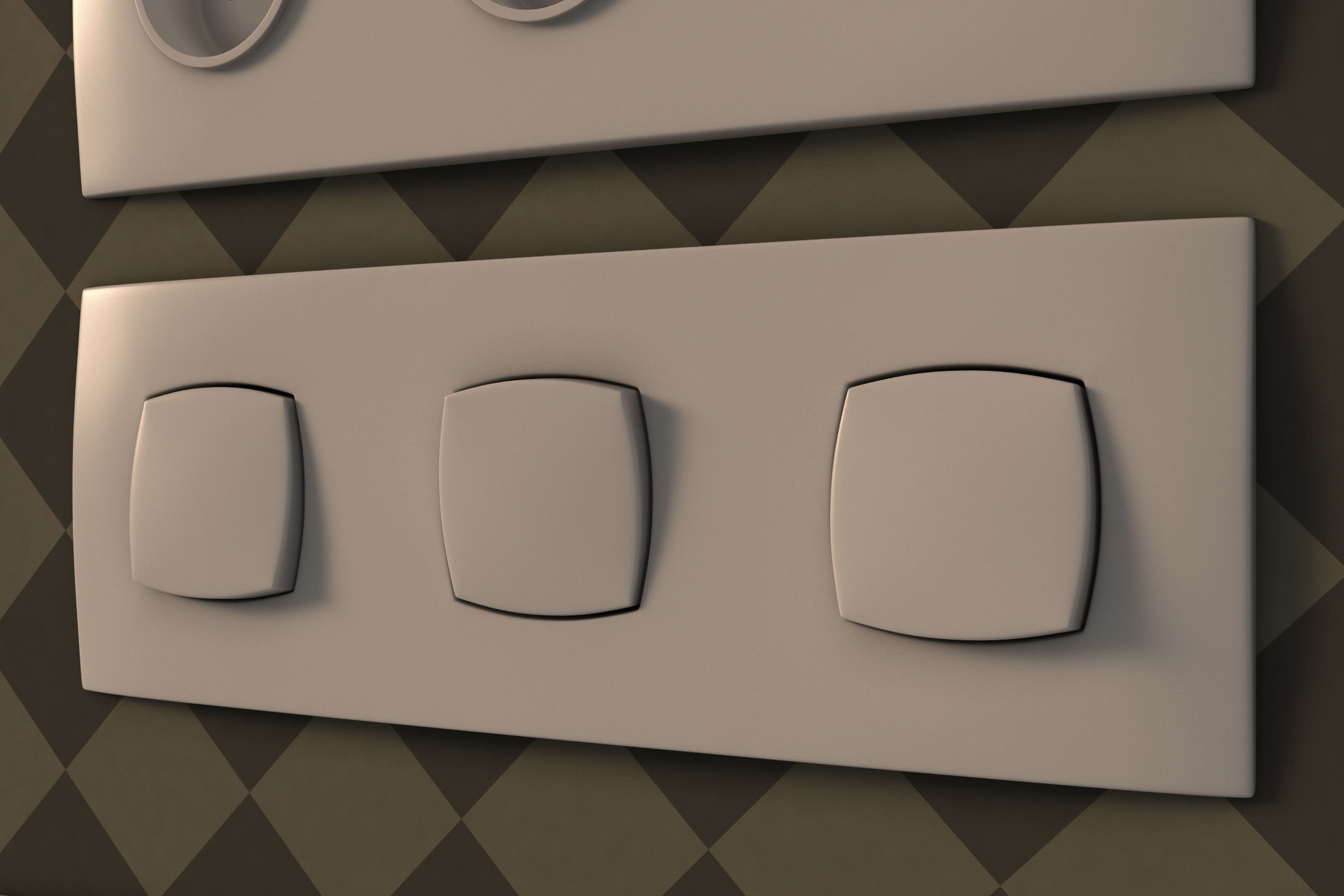 COLLECTION---Electrical outlets and light switches 3D model_34