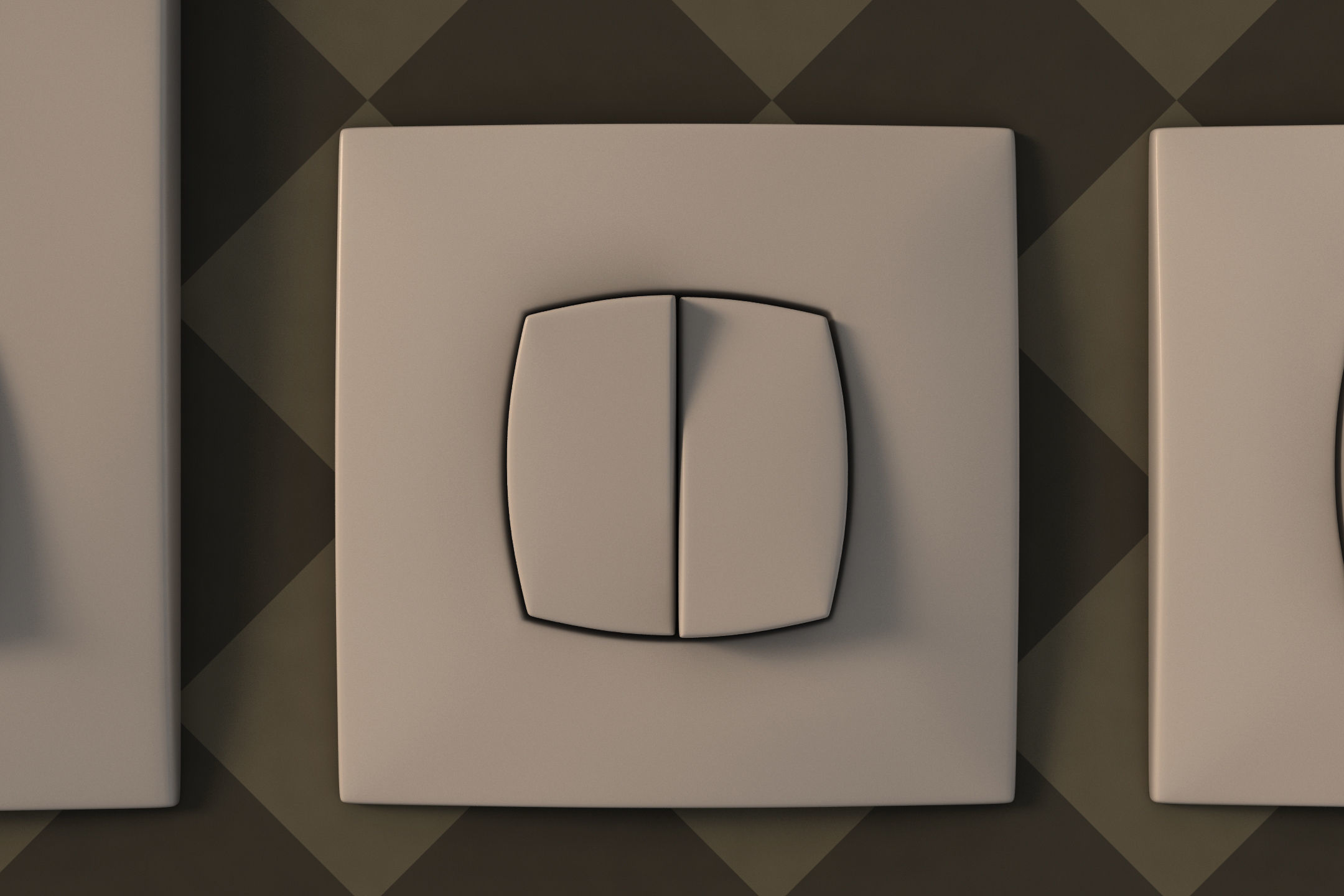 COLLECTION---Electrical outlets and light switches 3D model_17