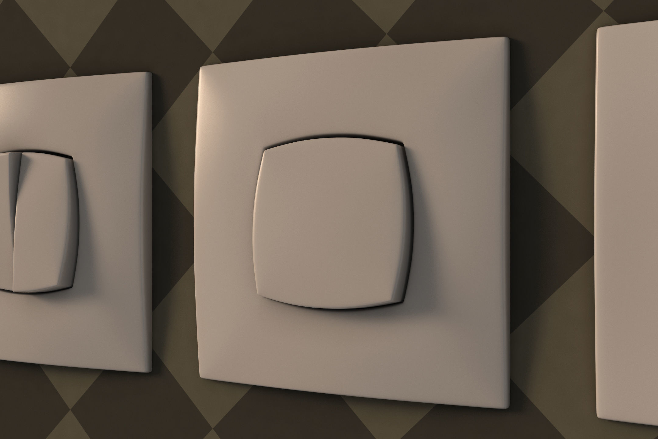 COLLECTION---Electrical outlets and light switches 3D model_28