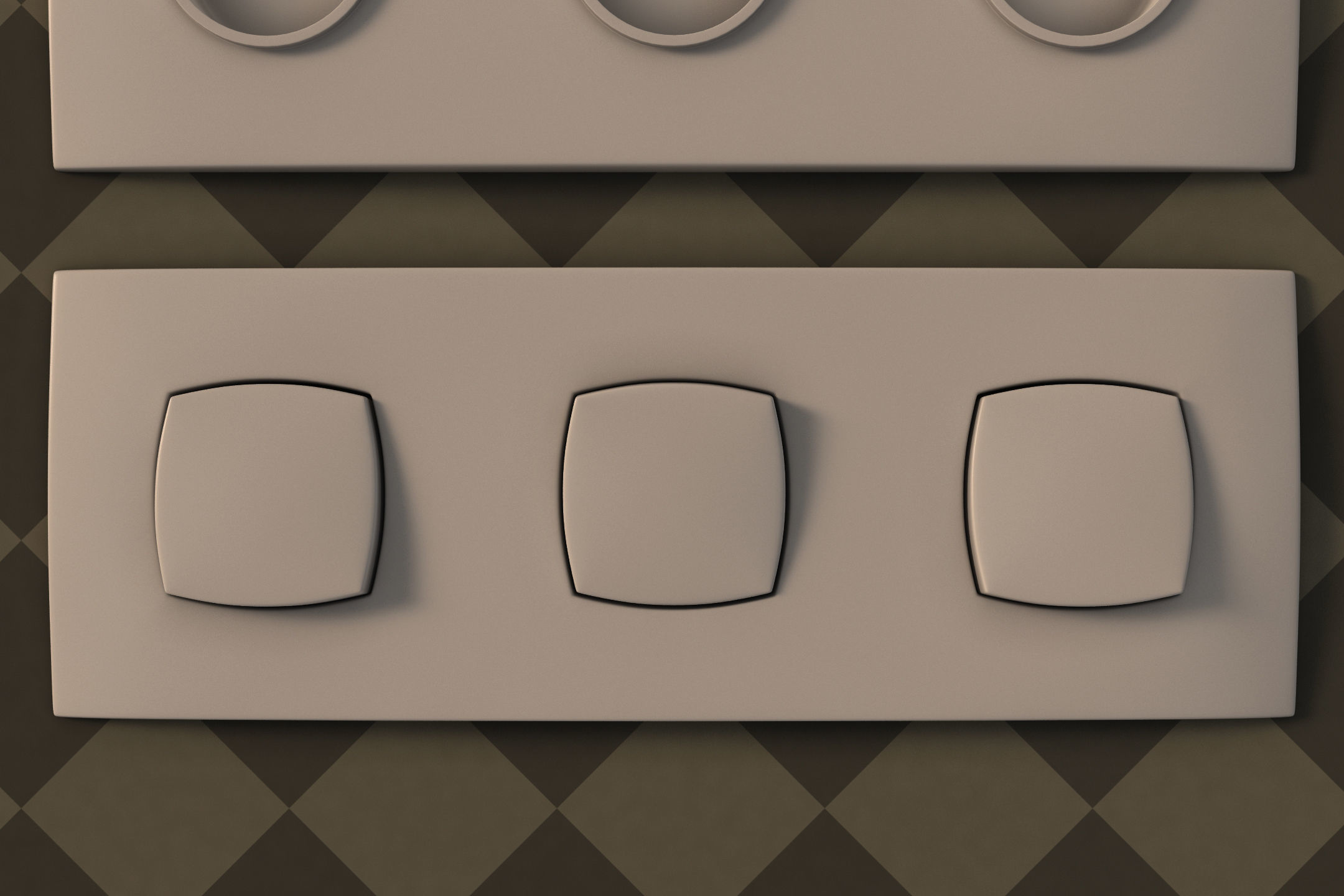 COLLECTION---Electrical outlets and light switches 3D model_12