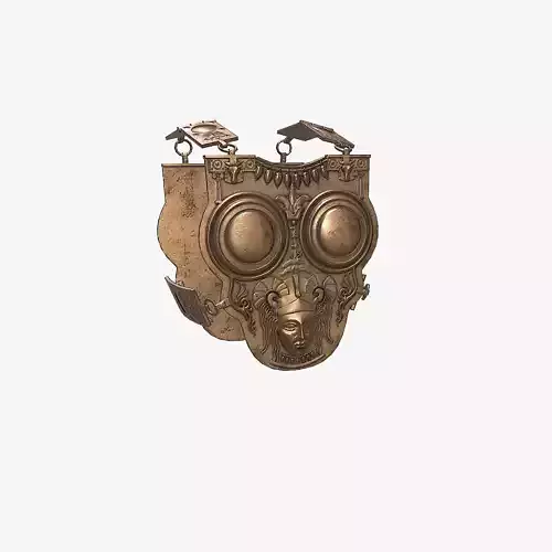 Ancient Armor KsourEsSadCuirass 3D Model Game Ready PBR Low Poly