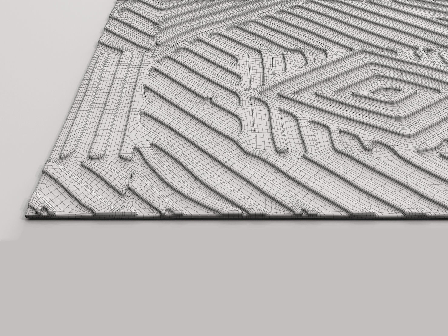 rug African Pattern by Nanimarquina 3D model_3