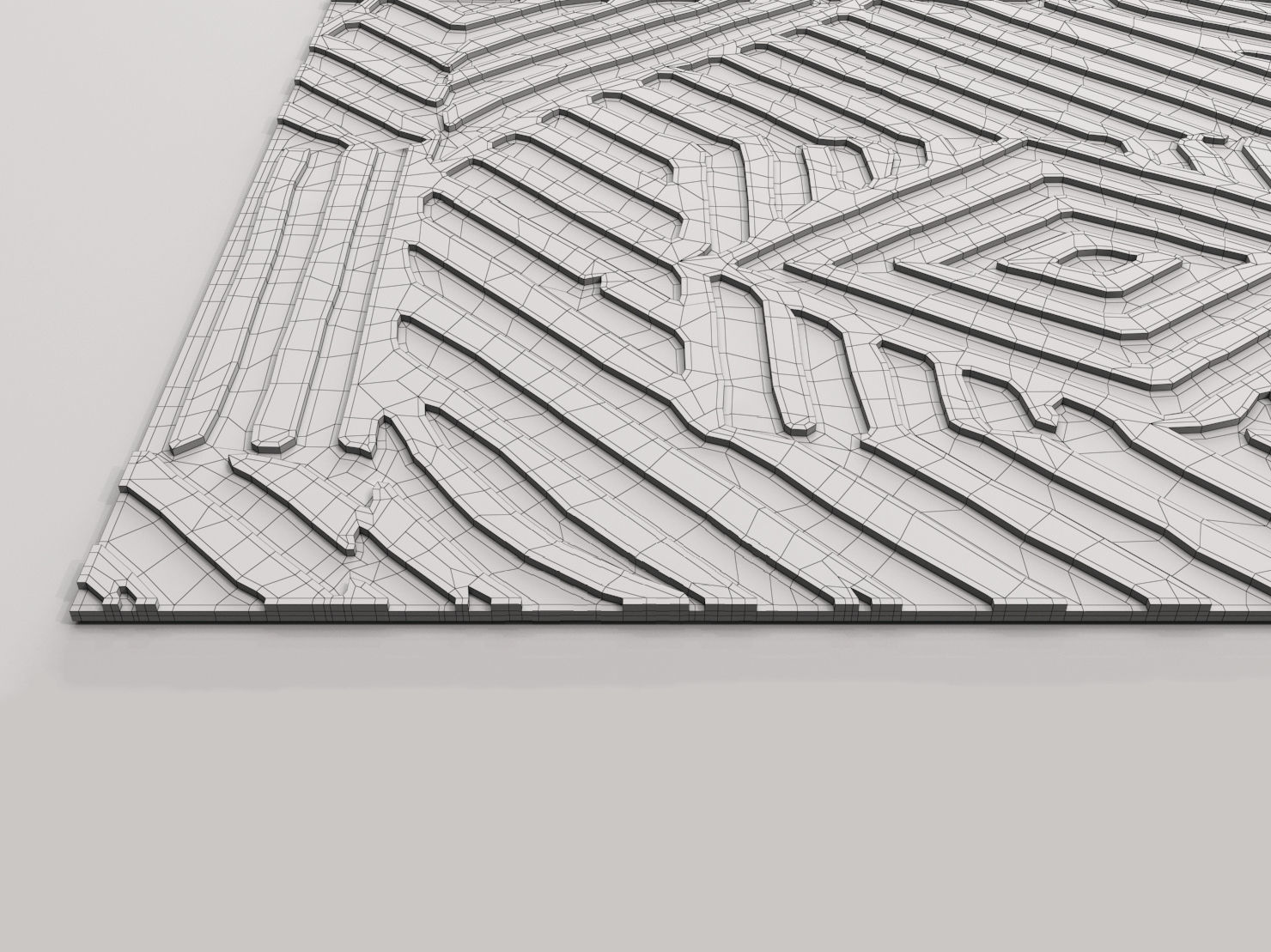 rug African Pattern by Nanimarquina 3D model_4