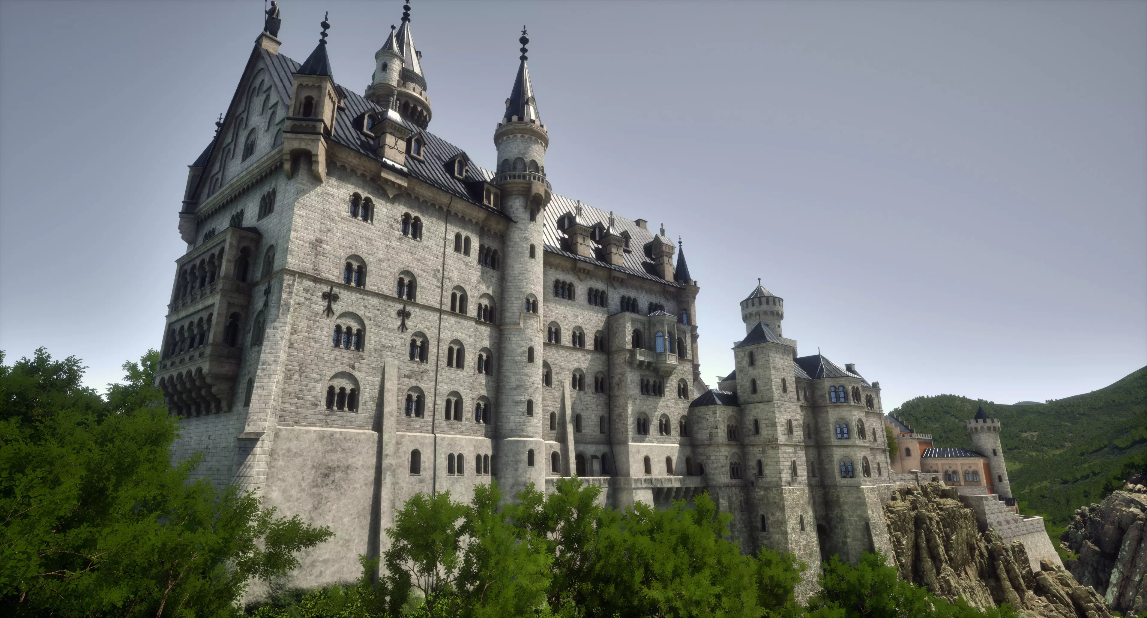 Castle Neuschwanstein Germany 3D model