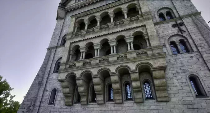 Castle Neuschwanstein Germany 3D model 7