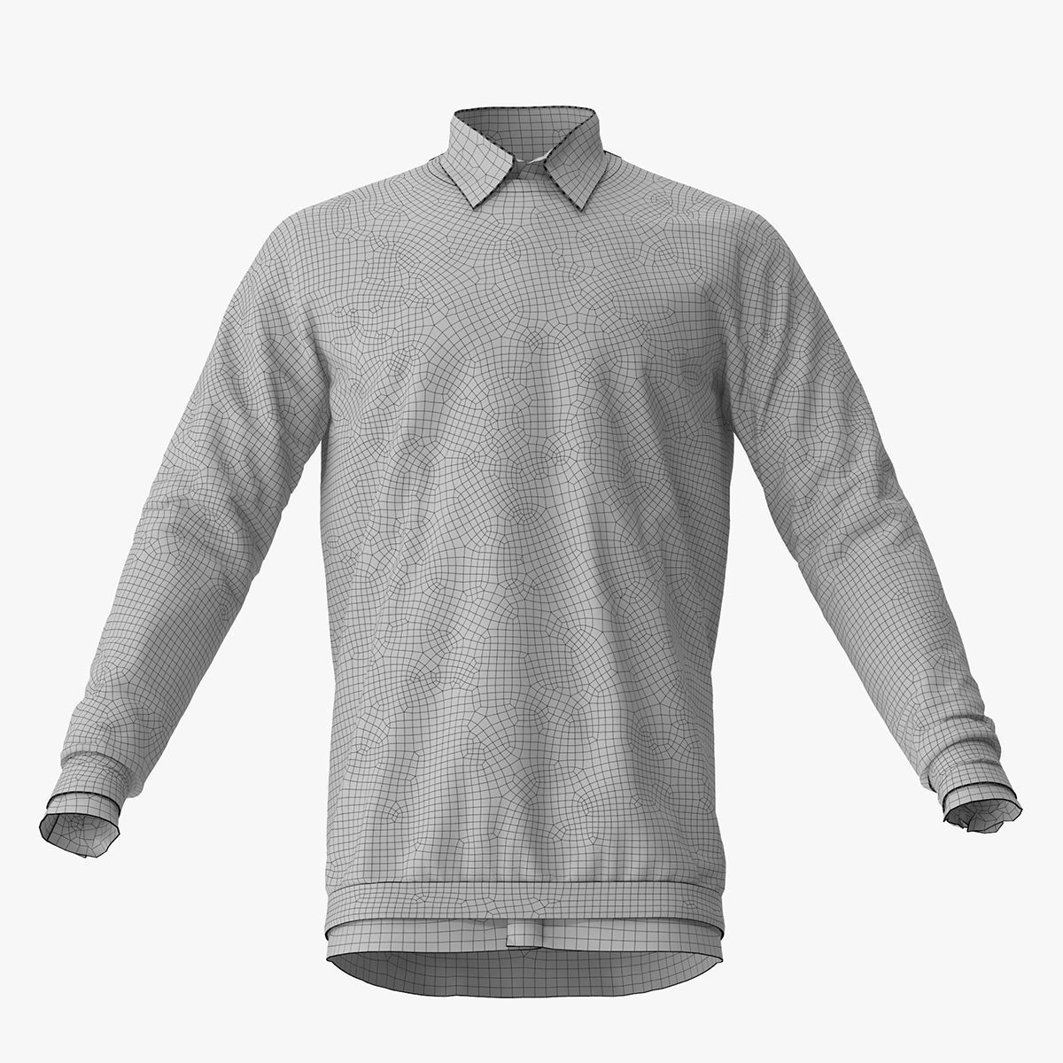 Shirt 02 3D model_13