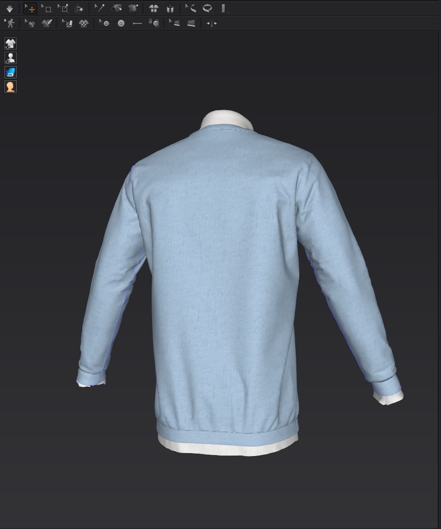 Shirt 02 3D model_18