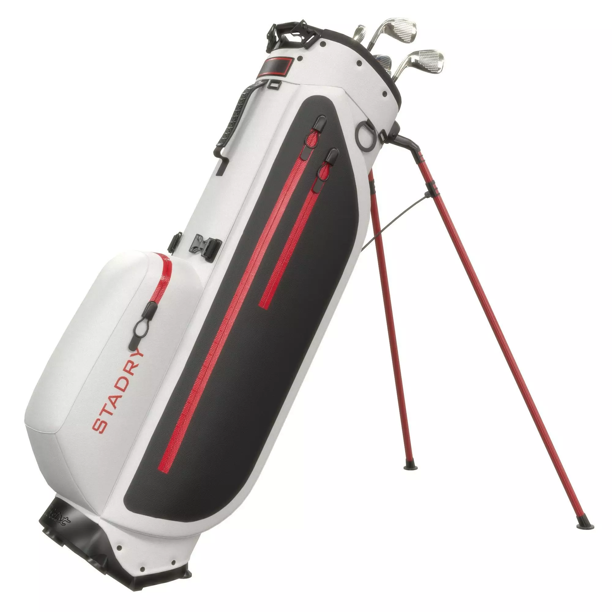 StaDry Golf Bag Plus White Low-poly 3D model