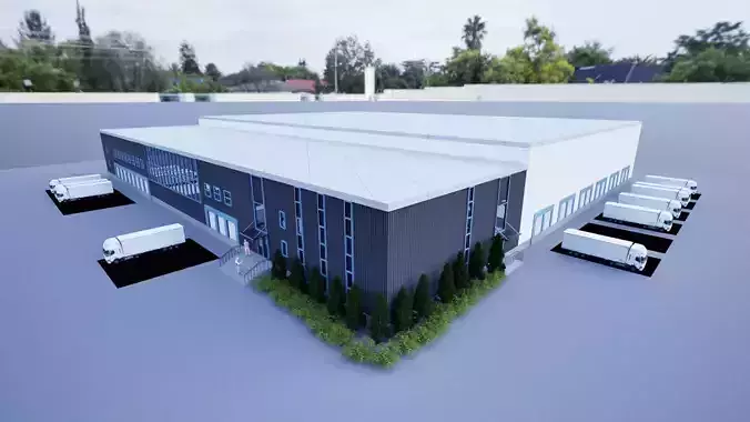 Logistics Distribution Center Warehouse Industrial Complex