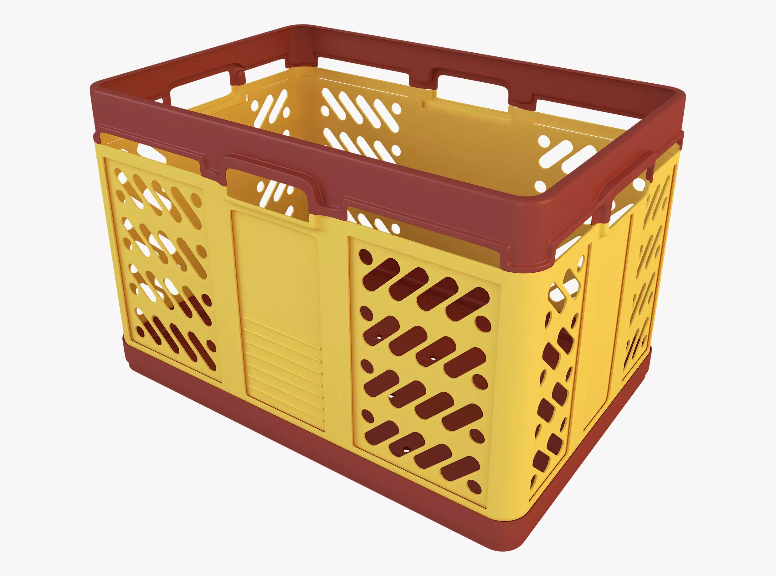 Ventilated Plastic Crate M1 3D model