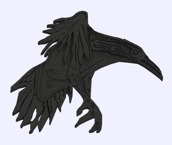 Ragnar Raven 3D print model