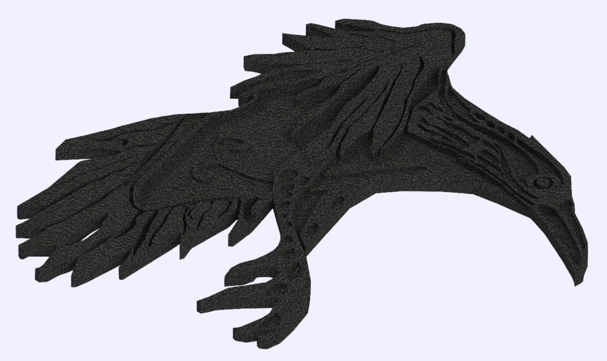 Ragnar Raven 3D print model_2