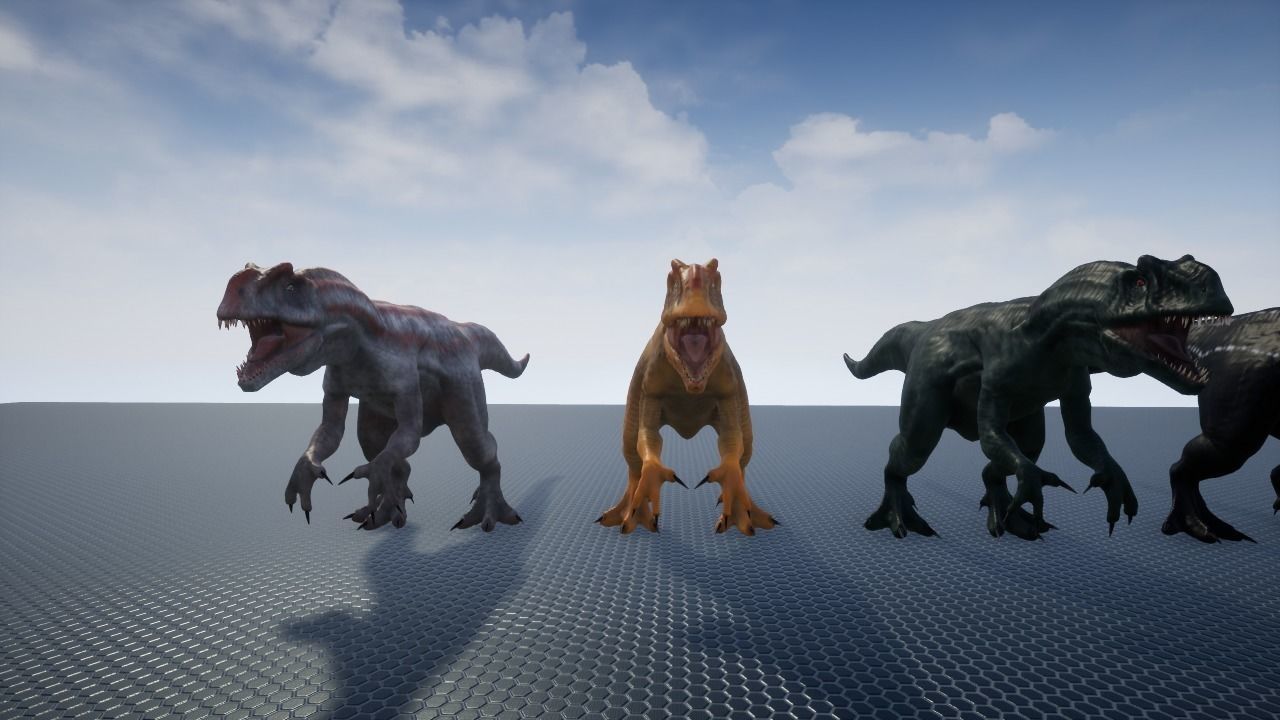 3DAllosaurus 20 Low-poly 3D model_9