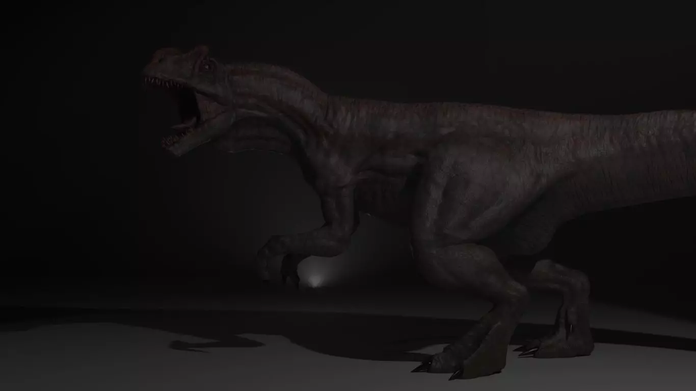 3DAllosaurus 20 Low-poly 3D model_0